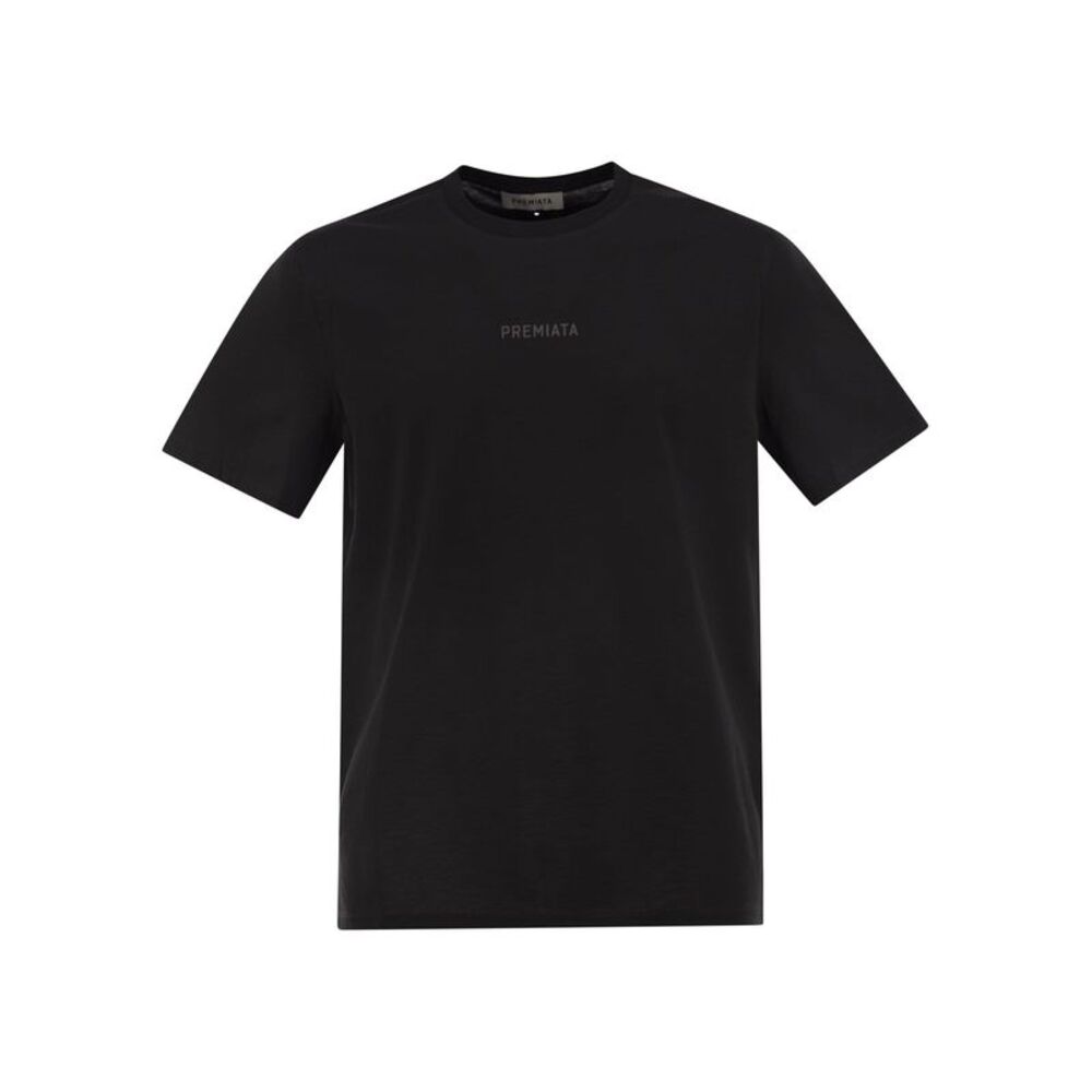 Premiata Men Cotton T-Shirt With Logo